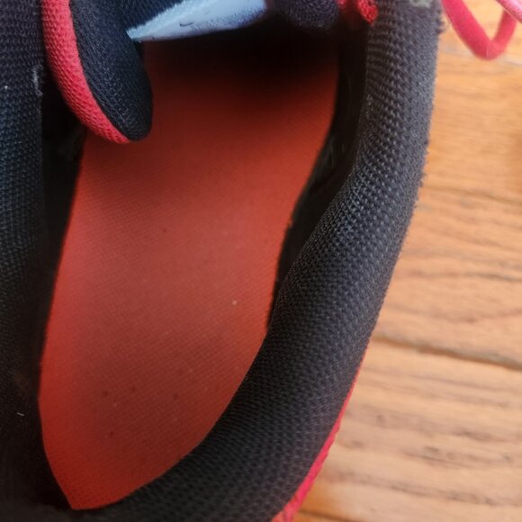 Nike Football Cleats Size 7 Red And Black - Picture 10 of 11